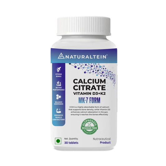 Naturaltein Calcium Citrate Vitamin D3 + K2 MK7