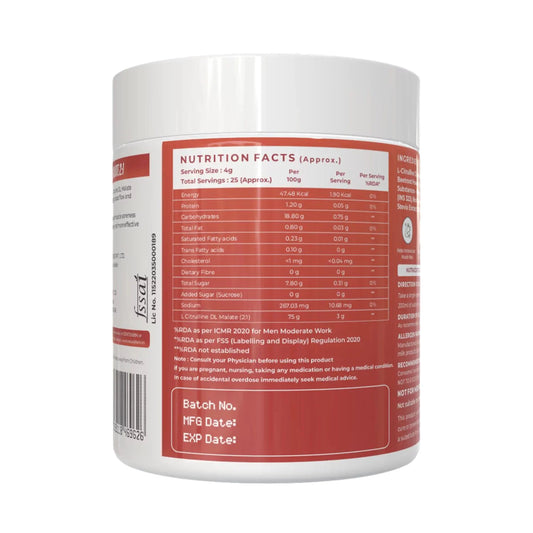 Naturaltein L Citrulline DL Malate | Boost Stamina & Recovery