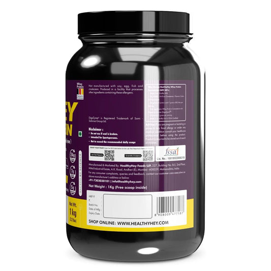 HealthyHey Sports Pro Series Whey Protein with Enzymes