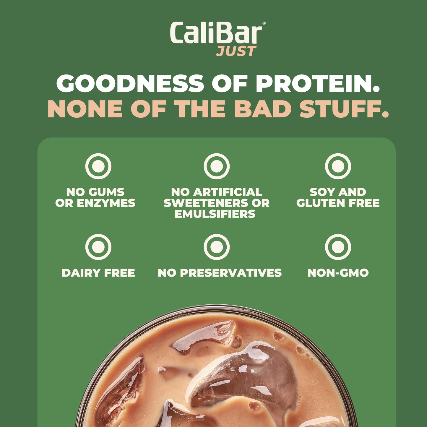 CaliBar Just Pea Protein Jaggery Cocoa – Vegan & Natural