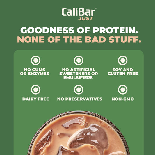 CaliBar Just Pea Protein Jaggery Cocoa – Vegan & Natural