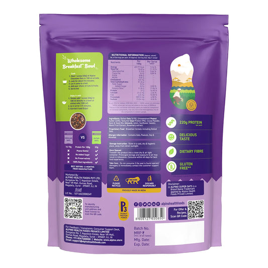 Alpino High Protein Super Oats - Chocolate Flavor