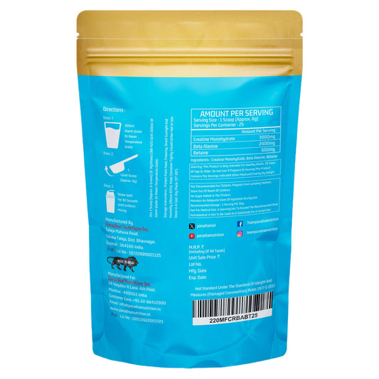 Myfitness CBB-H2O – Creatine, Beta Alanine & Betaine