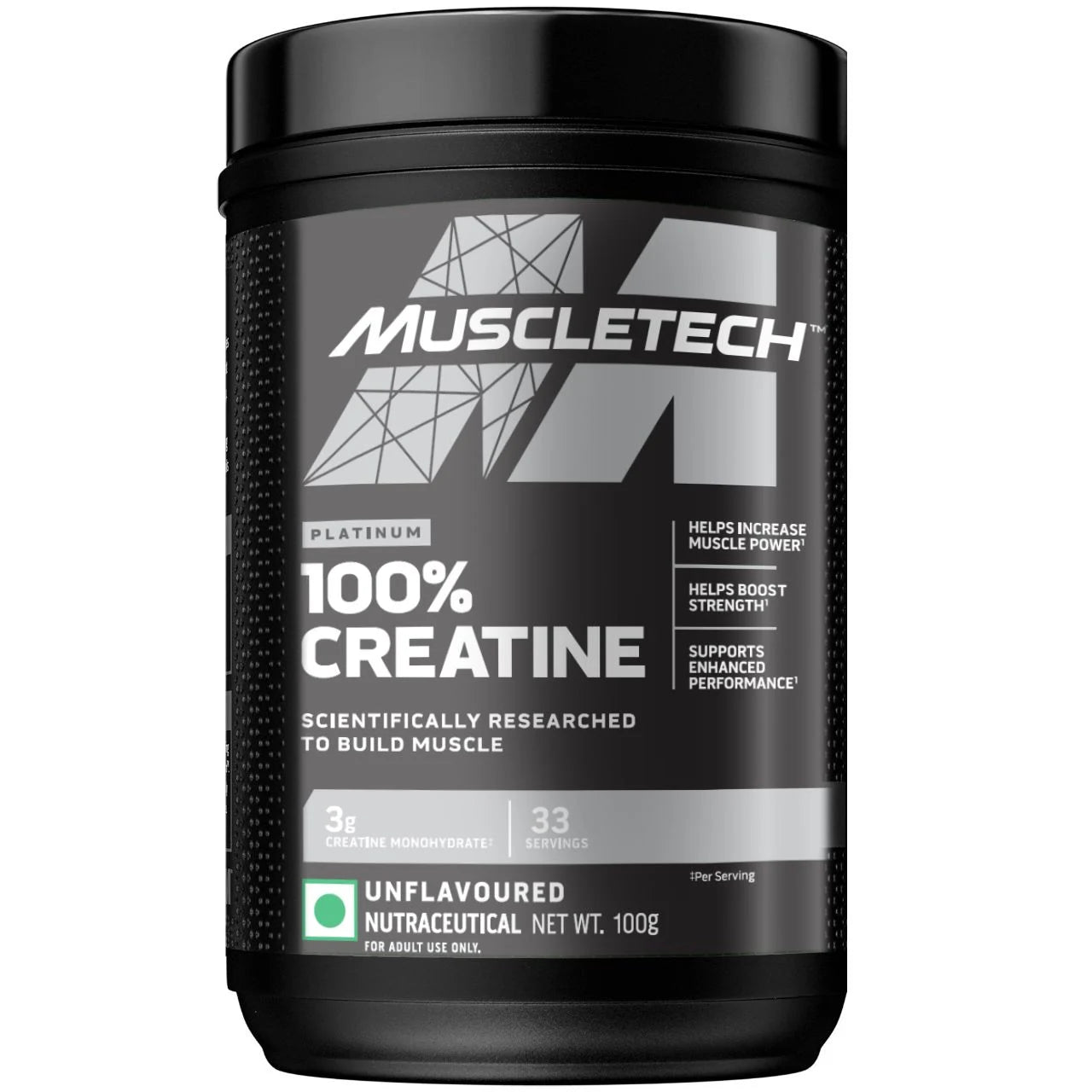 MuscleTech Platinum 100% Creatine | Pure Strength Boost