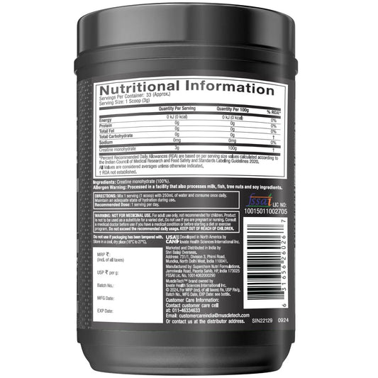 MuscleTech Platinum 100% Creatine | Pure Strength Boost
