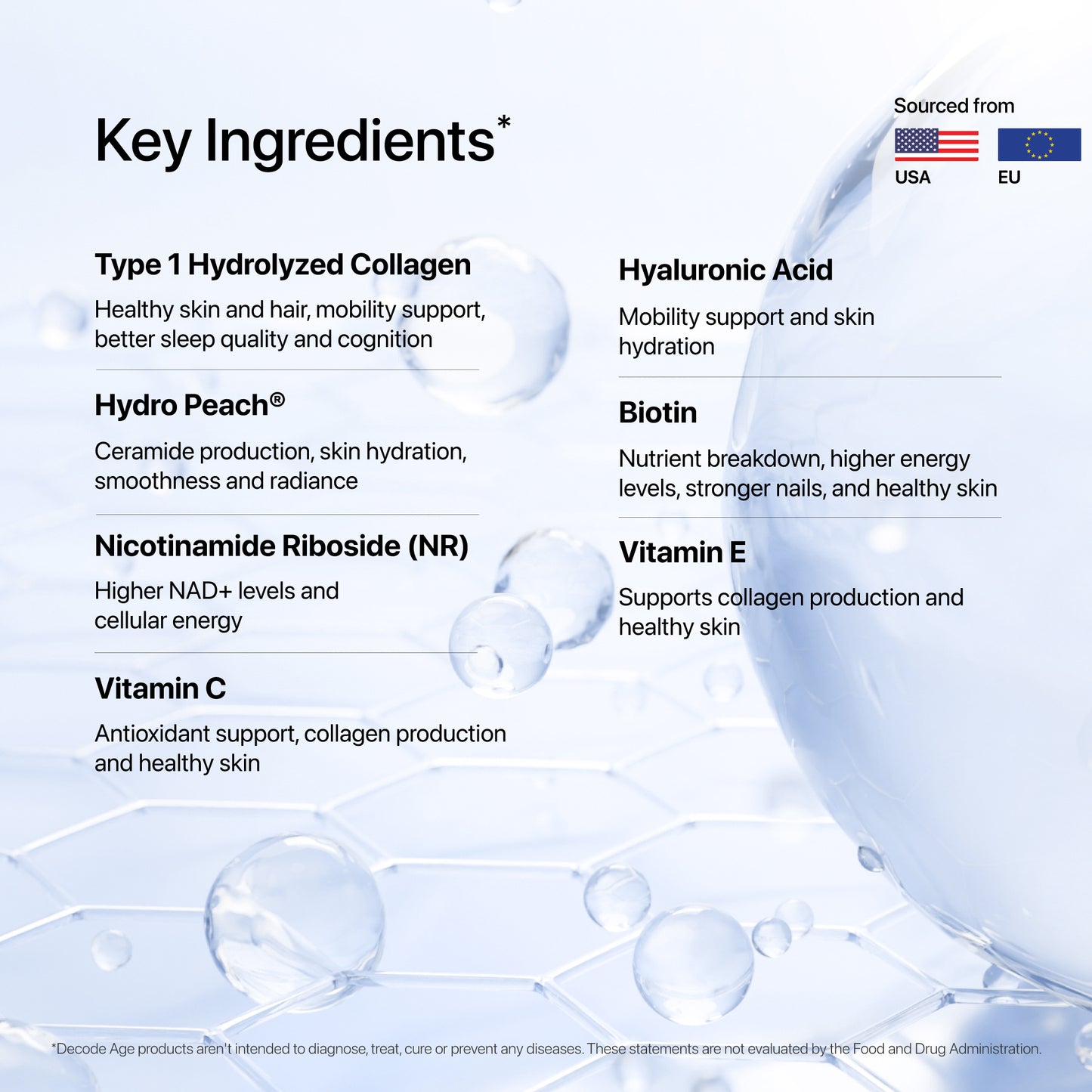 Decode Age OptiAge Collagen Peptides | Skin, Joint & Muscle Care