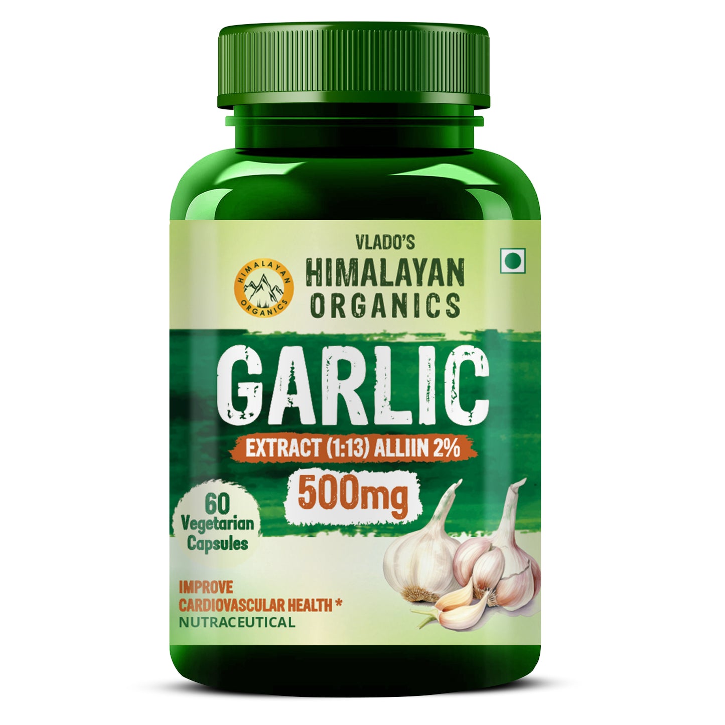 Vlado's Himalayan Organics Garlic Extract | 2% Alliin Power