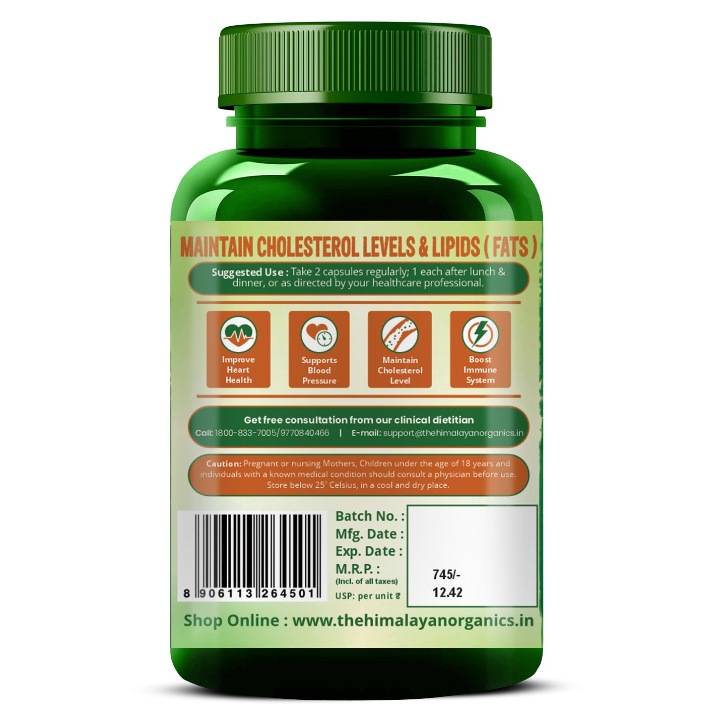 Vlado's Himalayan Organics Garlic Extract | 2% Alliin Power
