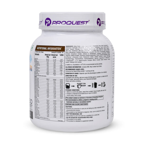 Proquest Iso Quest Whey Protein | 27g Protein & Probiotics