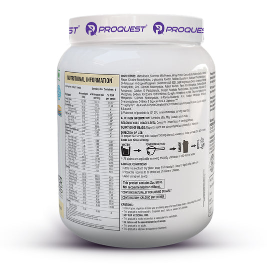 Proquest Power Mass Gainer | High Calorie Muscle Fuel