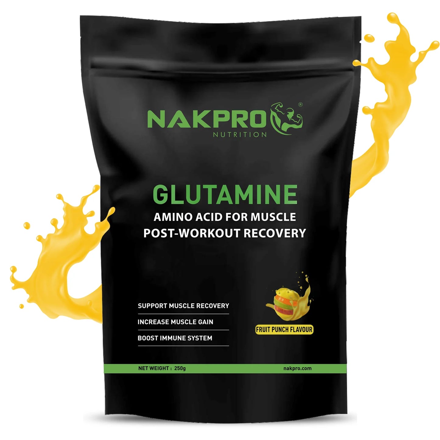 Nakpro L-Glutamine Powder – Pure Recovery & Muscle Support