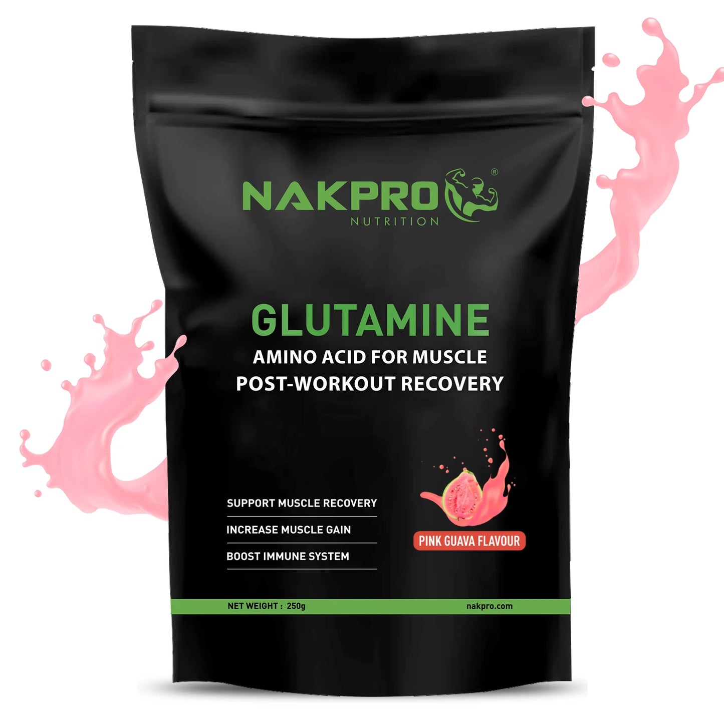 Nakpro L-Glutamine Powder – Pure Recovery & Muscle Support