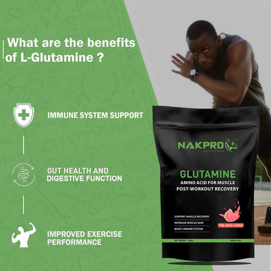 Nakpro L-Glutamine Powder – Pure Recovery & Muscle Support