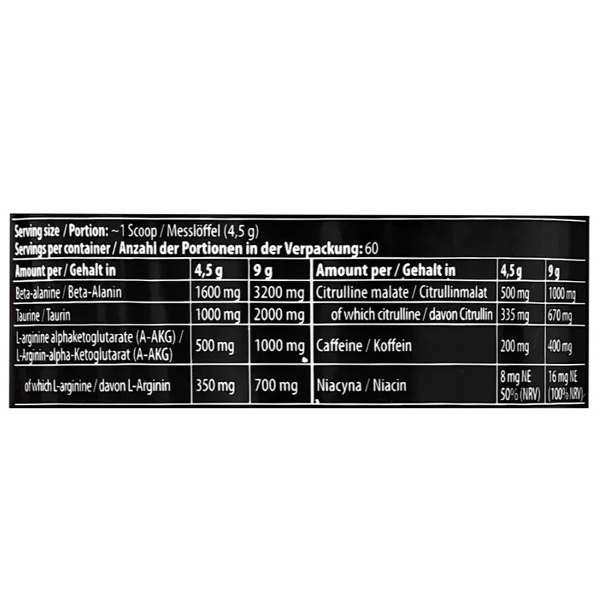 FA Core Pump Energizer – Pre-Workout for Energy & Pumps