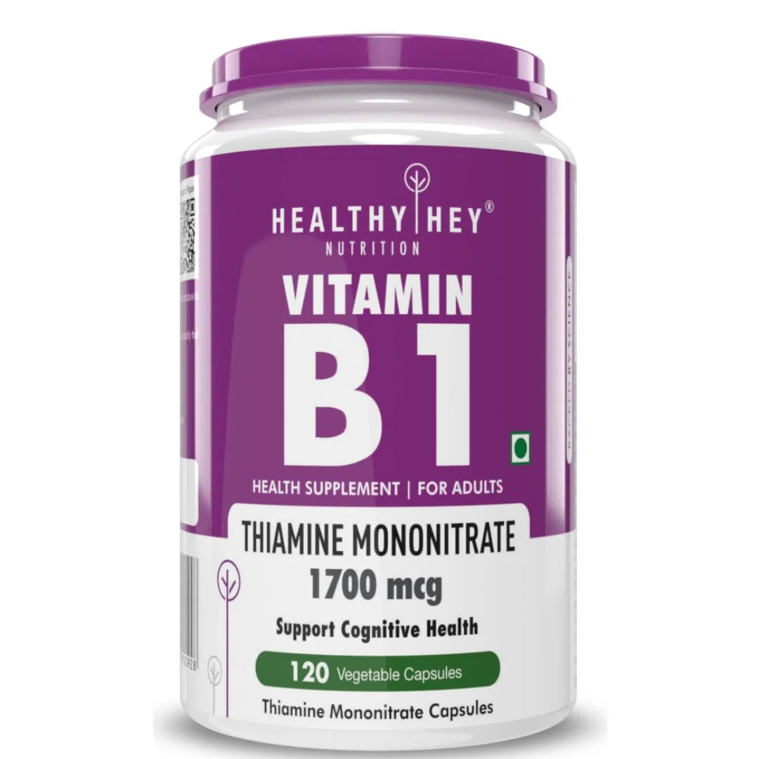 HealthyHey Vitamin B1 1700mcg | Energy & Nerve Support