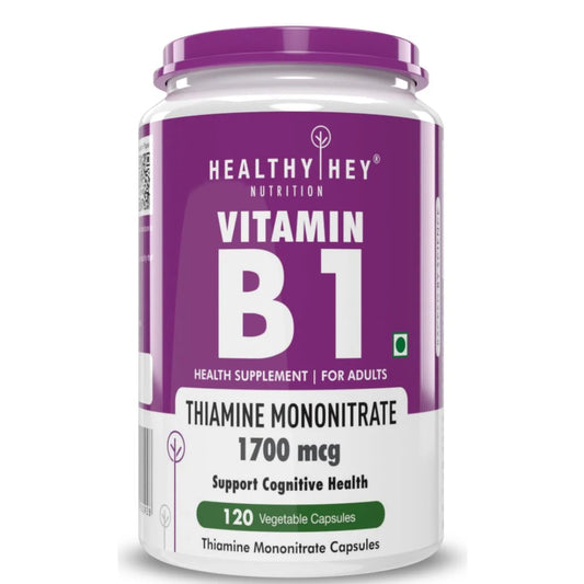 HealthyHey Vitamin B1 1700mcg | Energy & Nerve Support