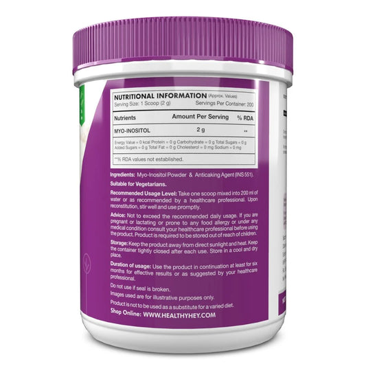 HealthyHey Myo Inositol Powder | Support Hormonal Balance