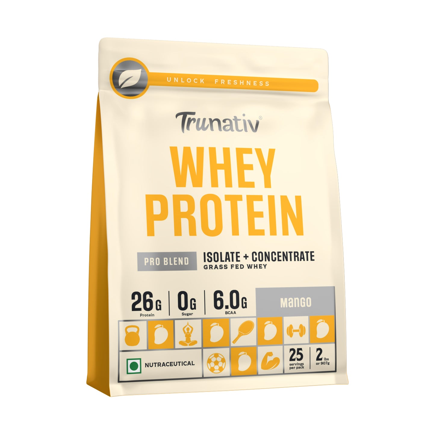 TruNativ Whey Protein Pro Blend | 26g Grass-Fed Protein