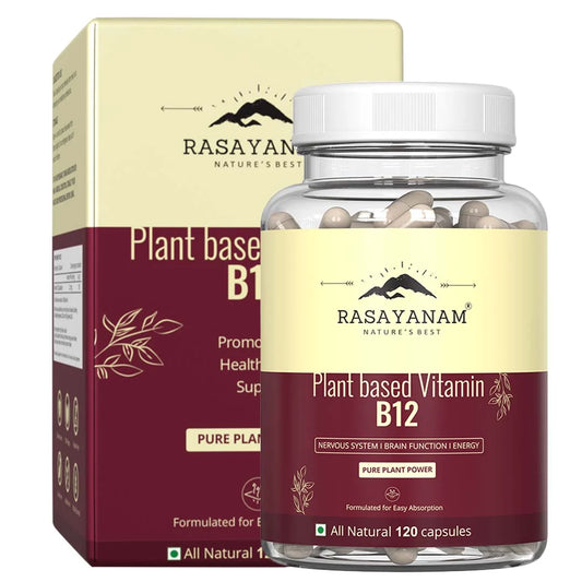 Rasayanam Plant Based Vitamin B12 | Energy & Nerve Support