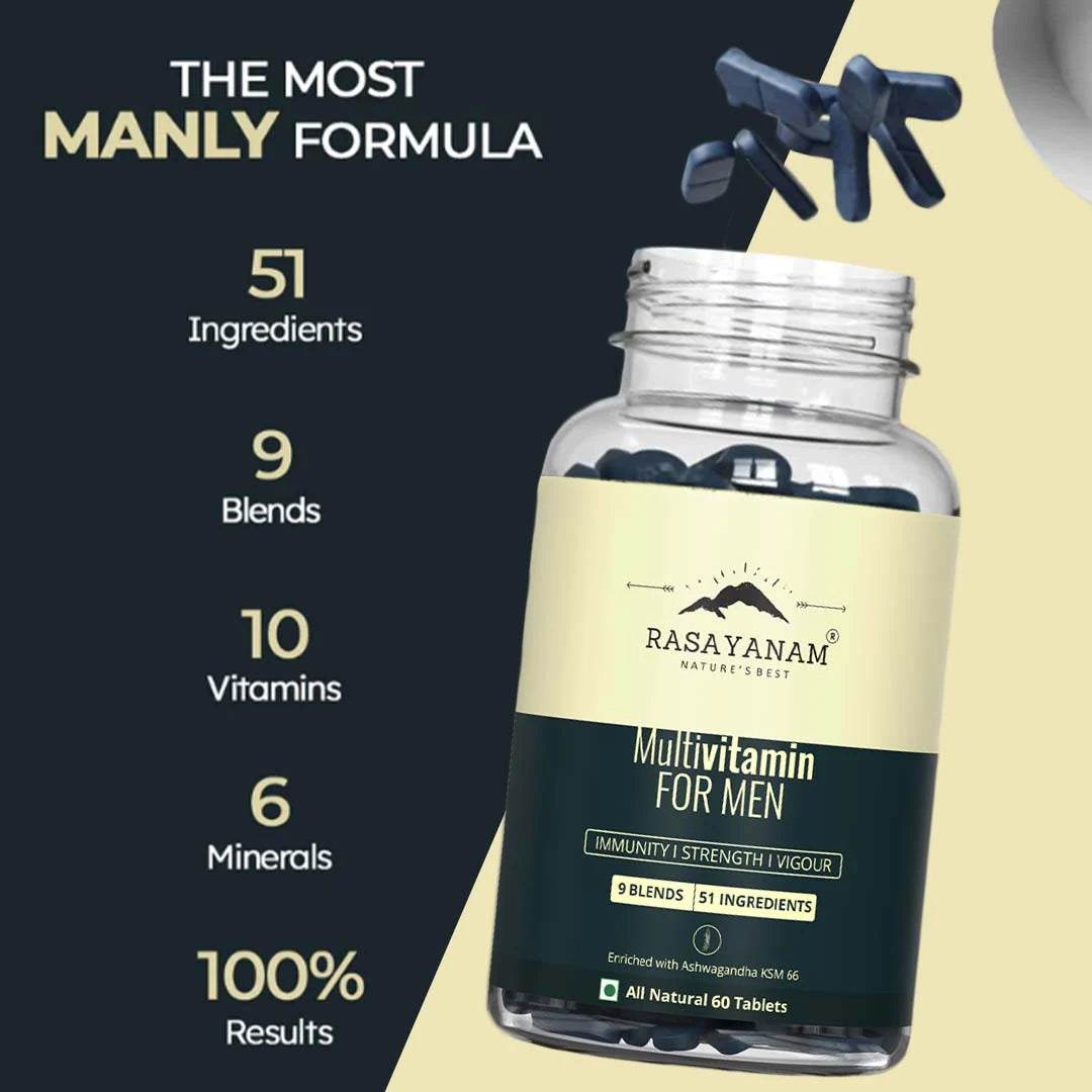 Rasayanam Multivitamin for Men – Daily Vitality Boost