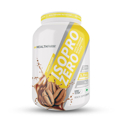 Healthfarm Isopro Zero | 100% Whey Isolate, 25g Protein