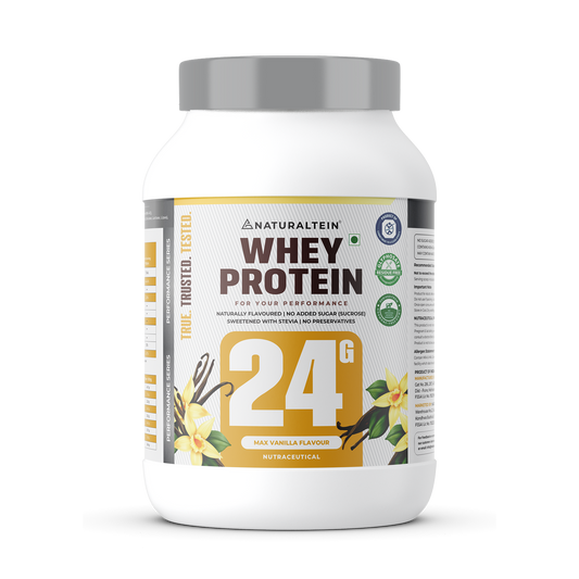 Naturaltein Whey Protein - 100% Natural, High Protein Blend
