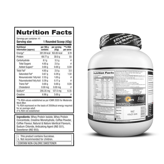 Labrada Turbo Whey - Isolate, Concentrate & Creatine Blend