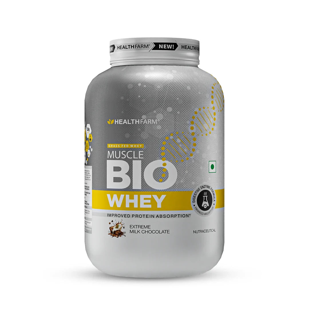 Healthfarm Muscle Bio Whey - Grass Fed Protein Powder