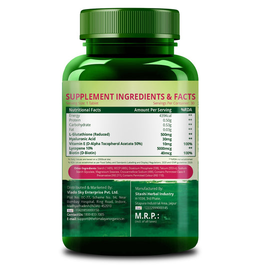 Vlado’s L-Glutathione Reduced+ | Himalayan Organics