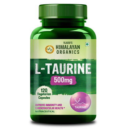 Vlado's Himalayan Organics L-Taurine 500mg – Energy & Recovery