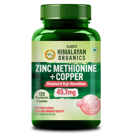 Vlado's Himalayan Organics Zinc Methionine | Better Absorption