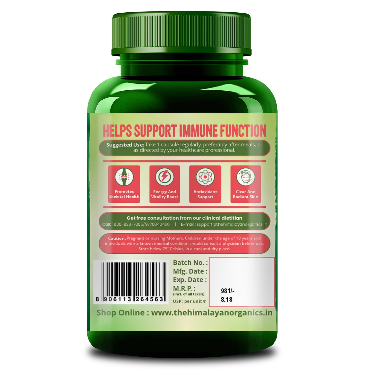 Vlado's Himalayan Organics Zinc Methionine | Better Absorption