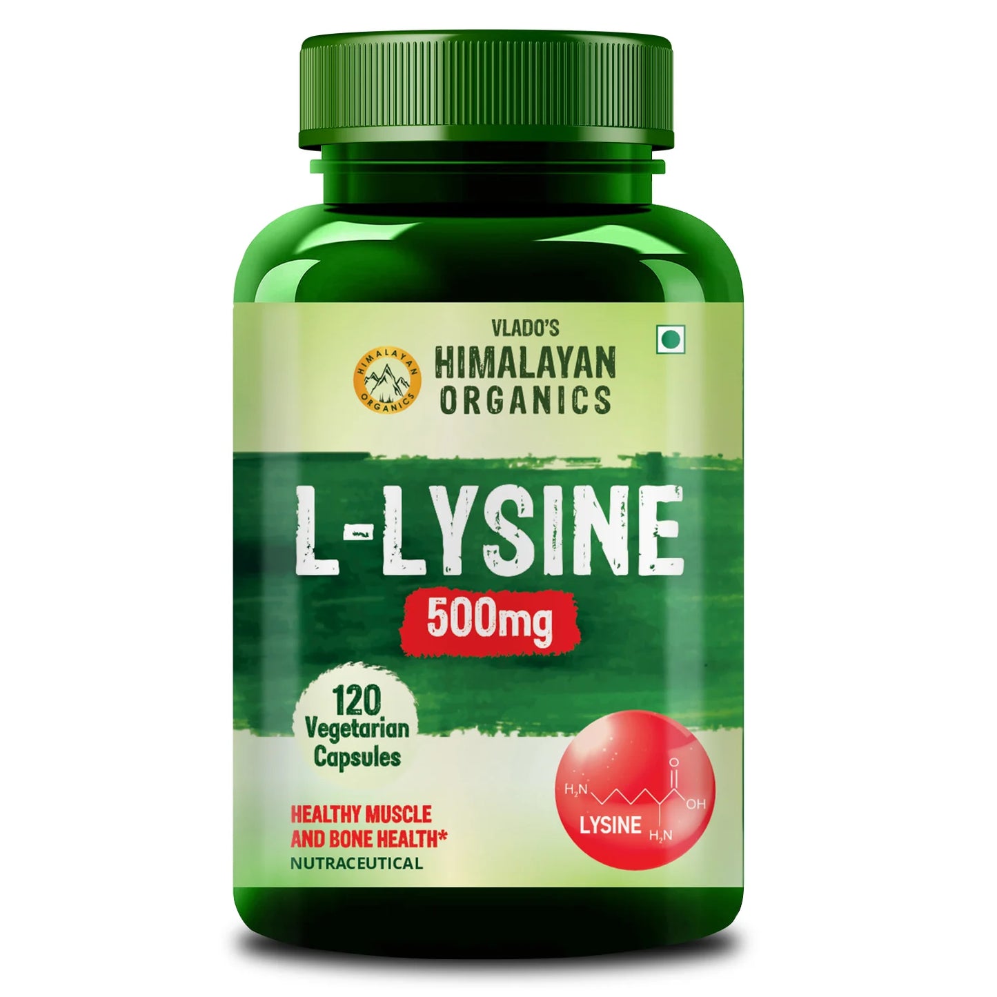 Vlado's Himalayan Organics L-Lysine 500mg – Immunity & Repair
