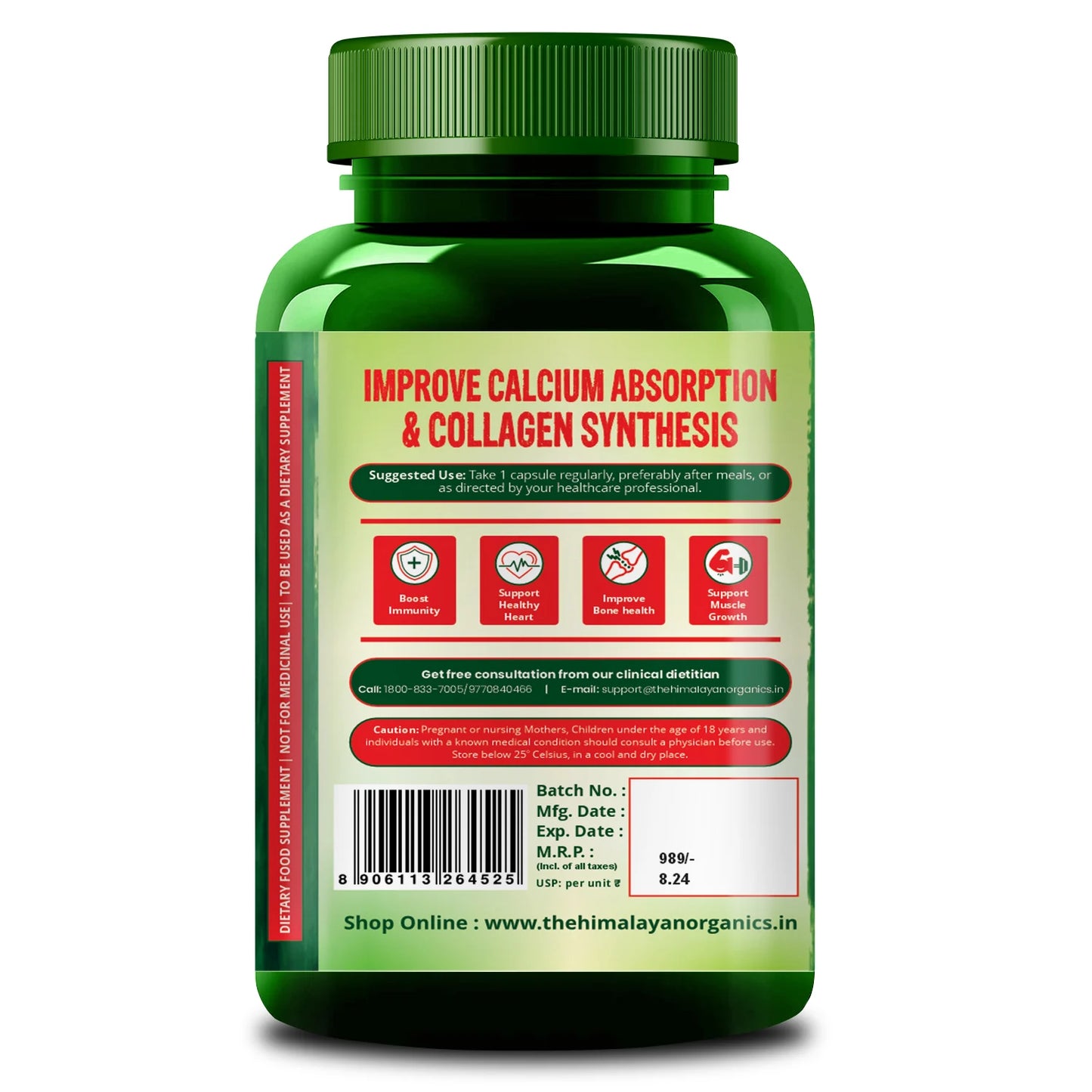 Vlado's Himalayan Organics L-Lysine 500mg – Immunity & Repair