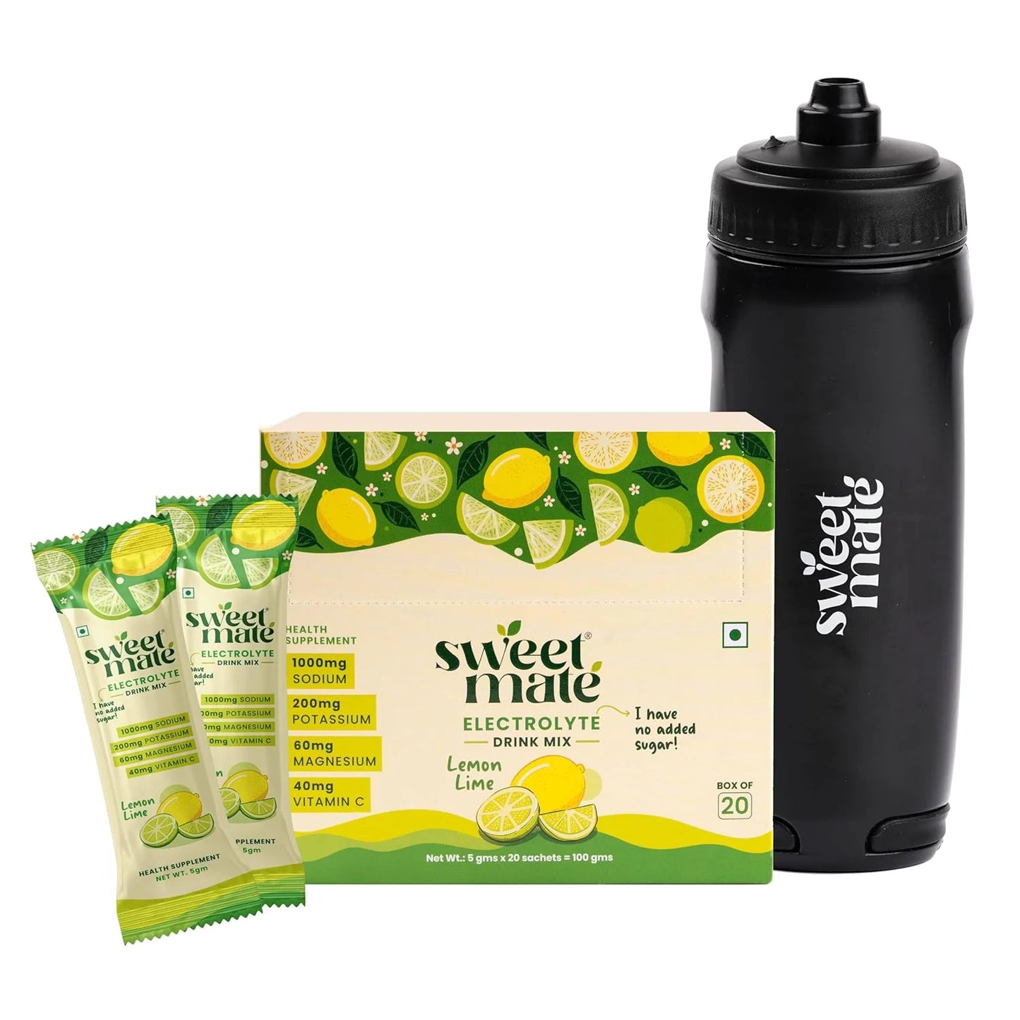 Sweetmate Electrolyte Mix – Sugar-Free Hydration Boost