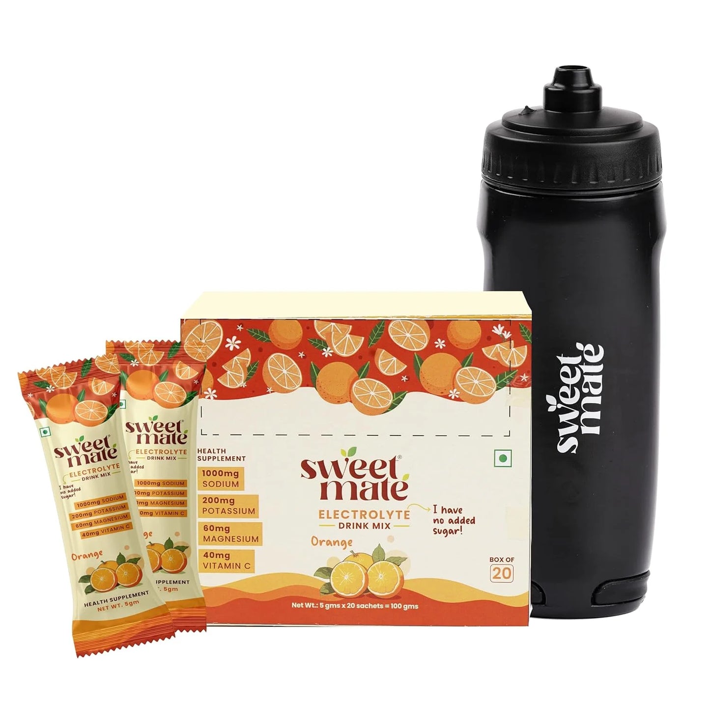 Sweetmate Electrolyte Mix – Sugar-Free Hydration Boost