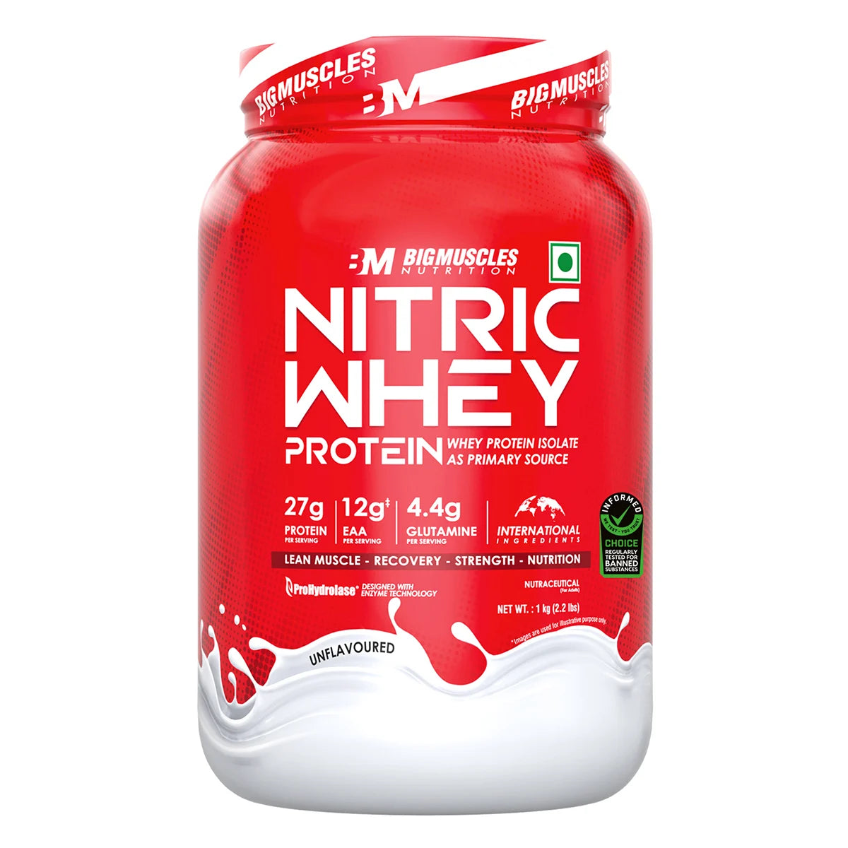 Bigmuscles Nitric Whey Protein - Muscle Growth & Recovery