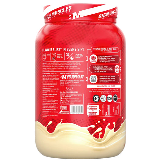 Bigmuscles Nitric Whey Protein - Muscle Growth & Recovery