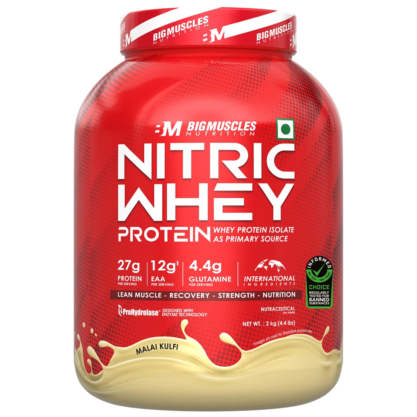Bigmuscles Nitric Whey Protein - Muscle Growth & Recovery
