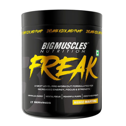 Bigmuscles Freak Pre-Workout - Energy & Focus Booster