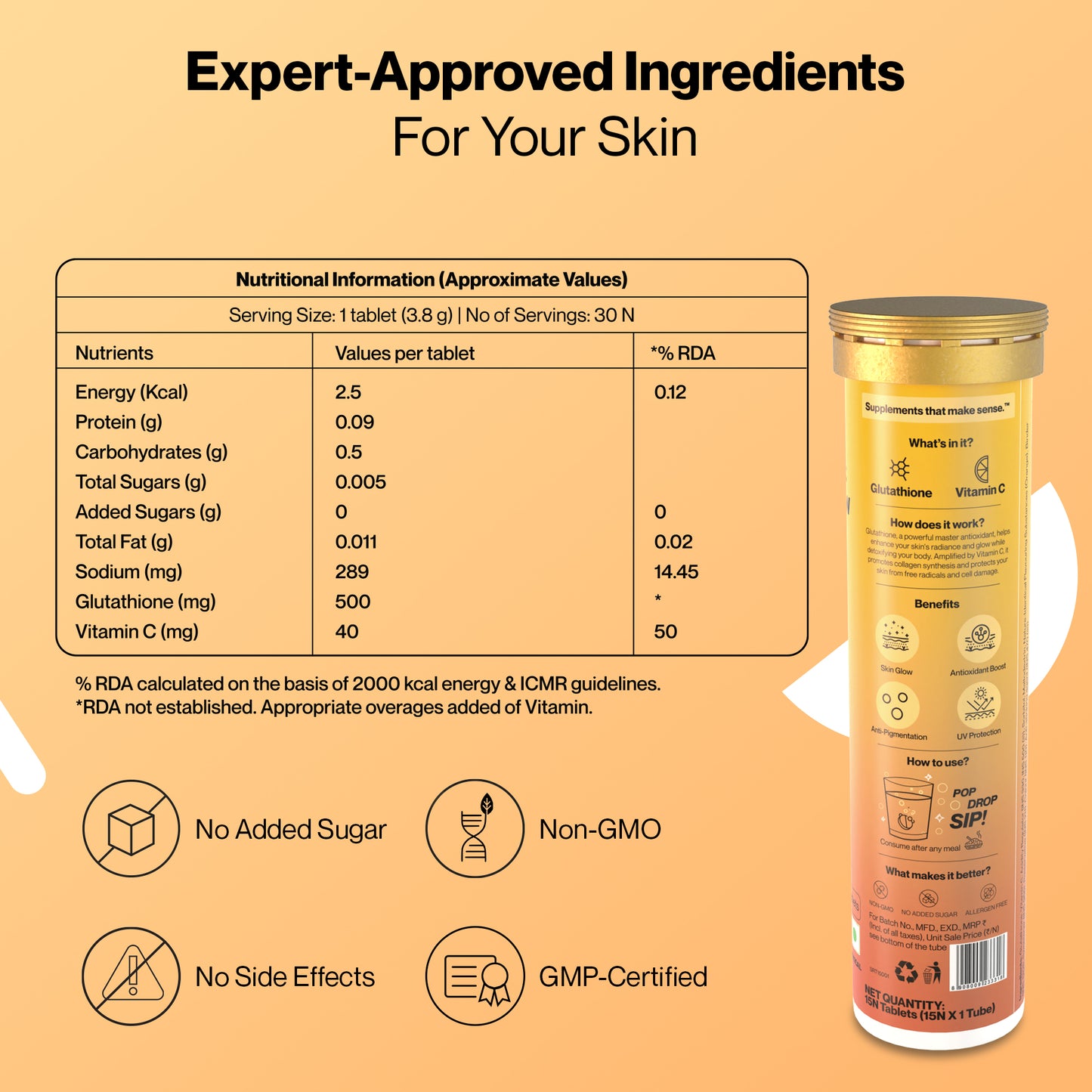 Setu Skin Renew | L-Glutathione & Vitamin C Supplement