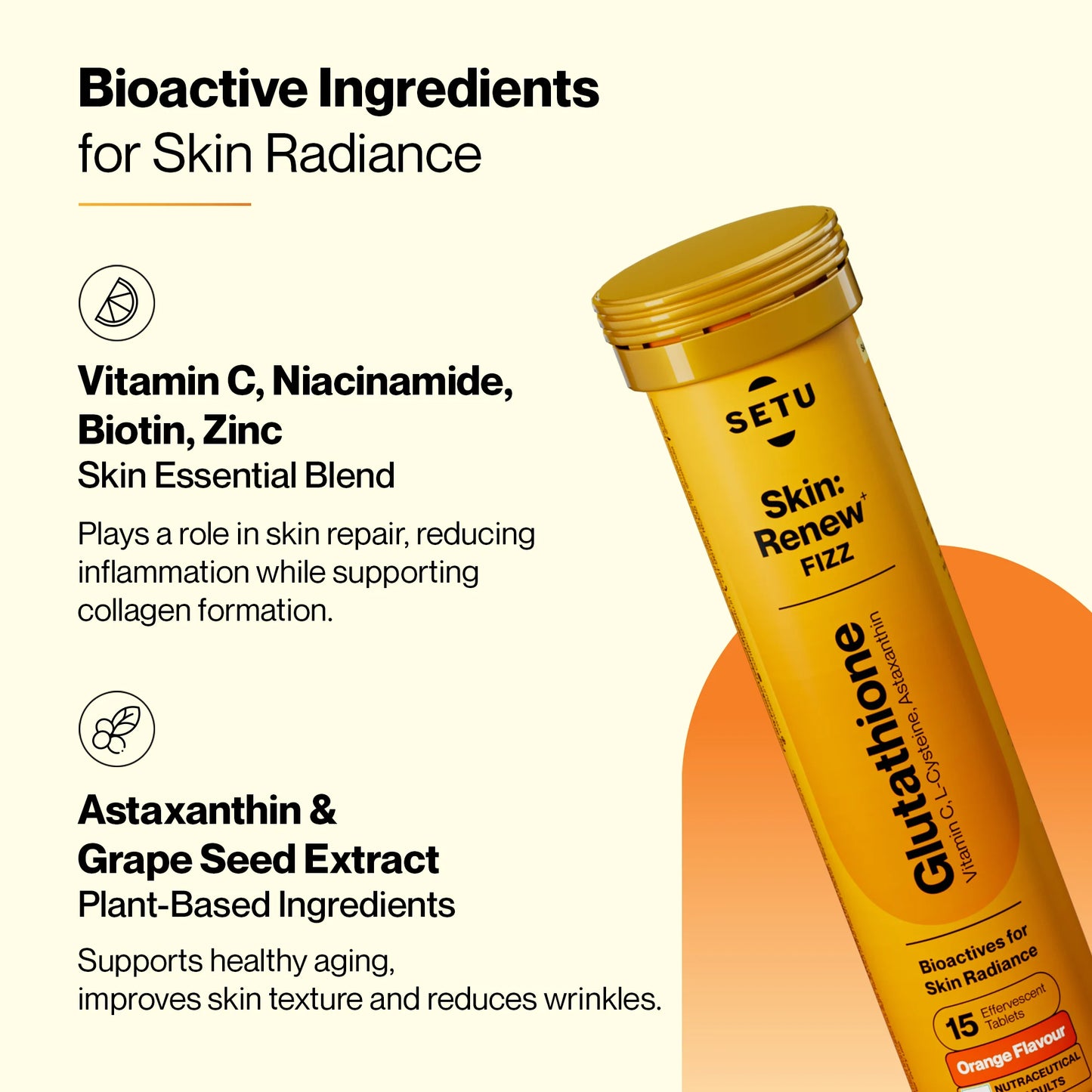 Setu Skin Renew | L-Glutathione & Vitamin C Supplement