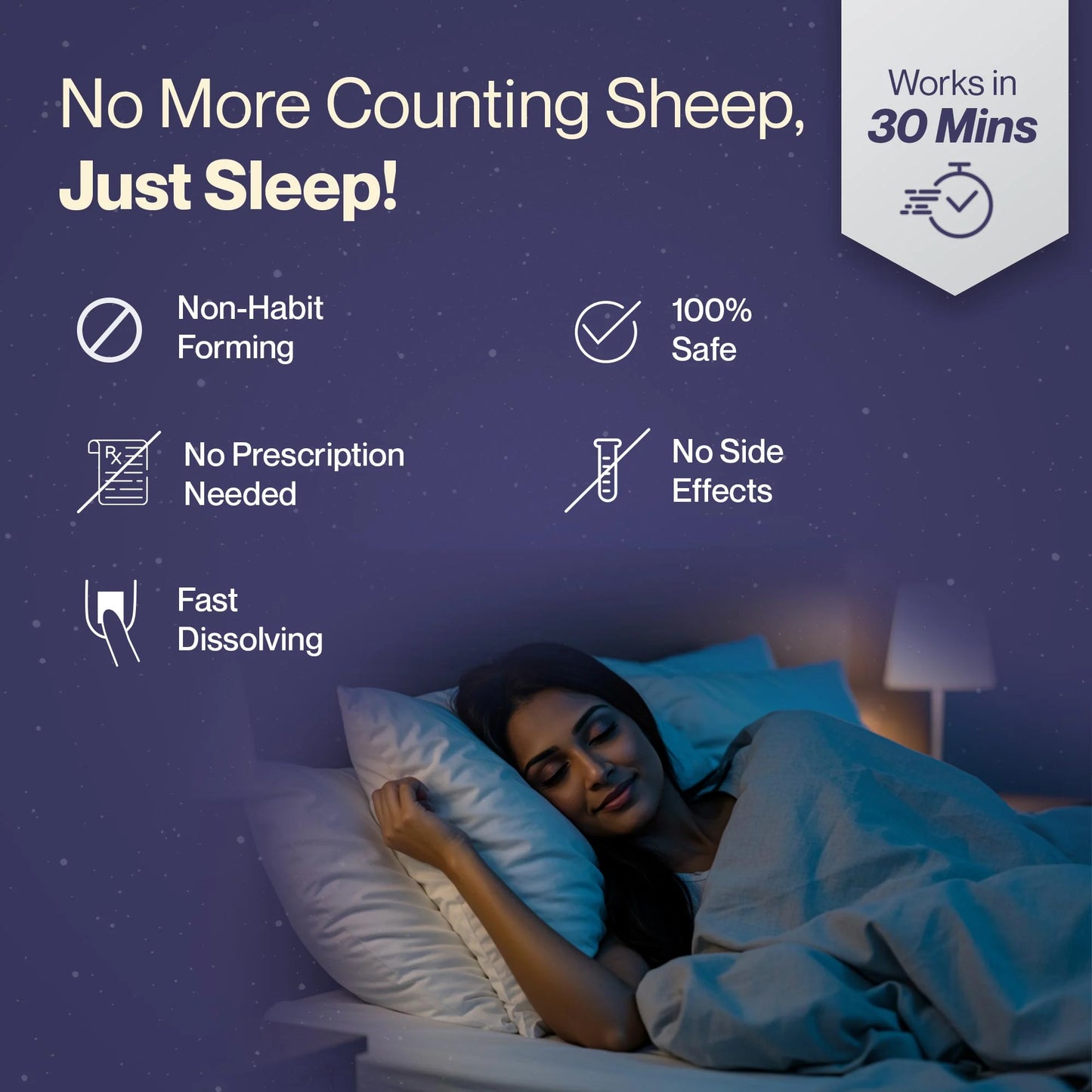 Setu Sleep: Restore | Melatonin Strips for Restful Sleep