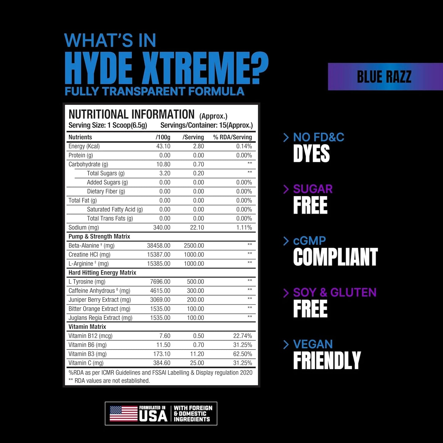 ProSupps Hyde Xtreme – Hard-Hitting Pre Workout Energy