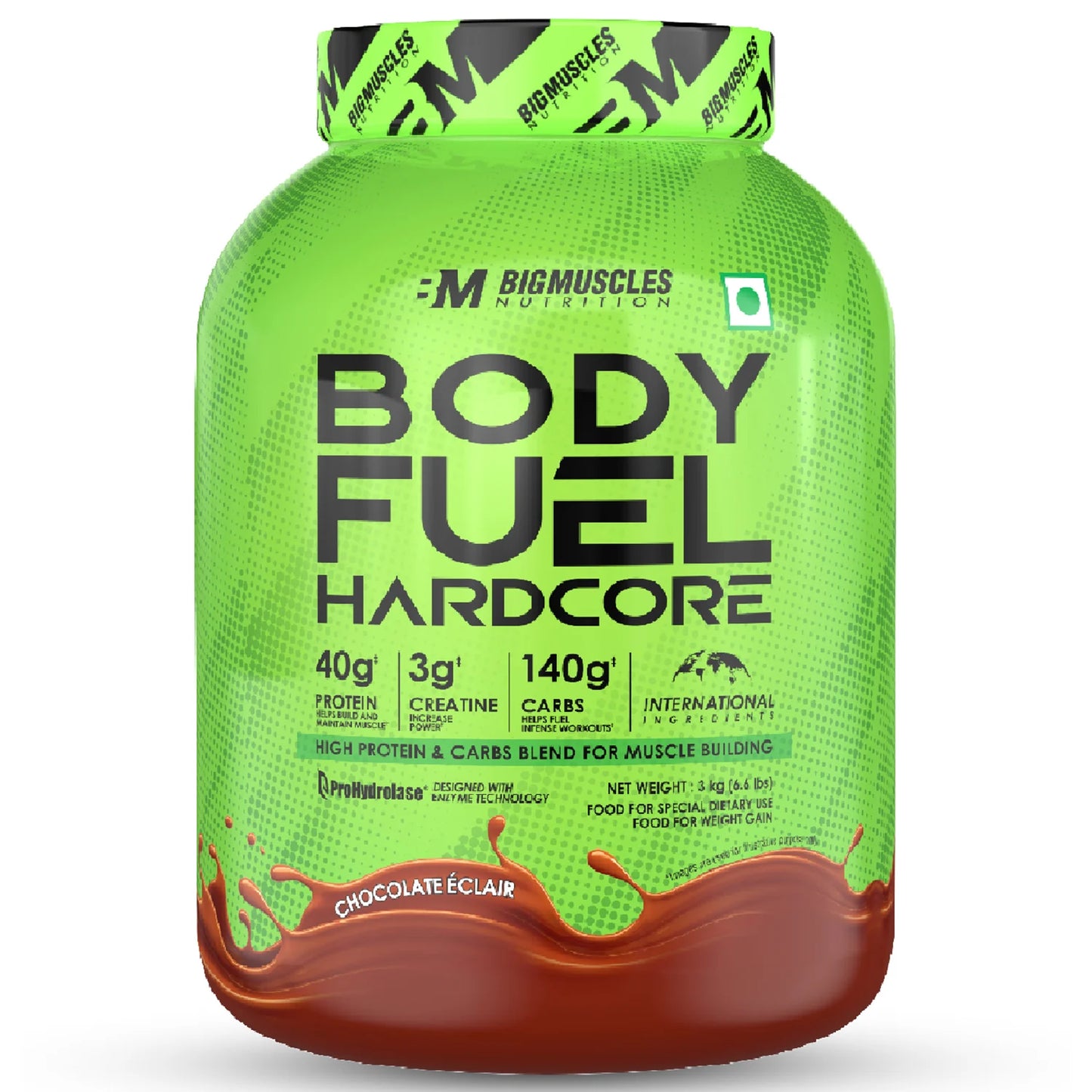 Bigmuscles Bodyfuel Hardcore Mass Gainer | 22.5g Protein