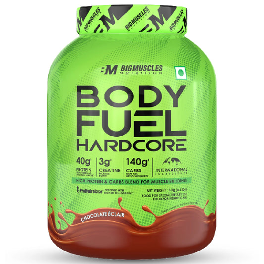 Bigmuscles Bodyfuel Hardcore Mass Gainer | 22.5g Protein