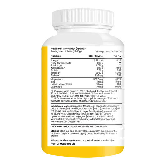 Tata 1mg Chelated Magnesium Plus | Muscle & Heart Support