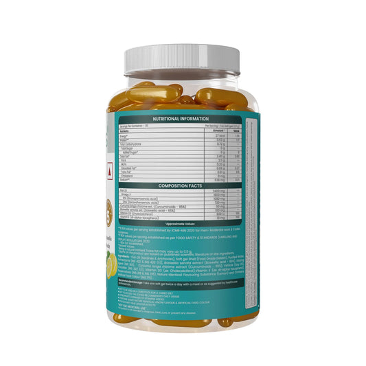 Neuherbs Gold Deep Sea Fish Oil Lemon - Omega 3 & Vitamins