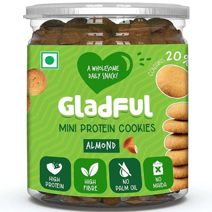 Gladful Mini Protein Cookies - Healthy, Tasty Protein Snack