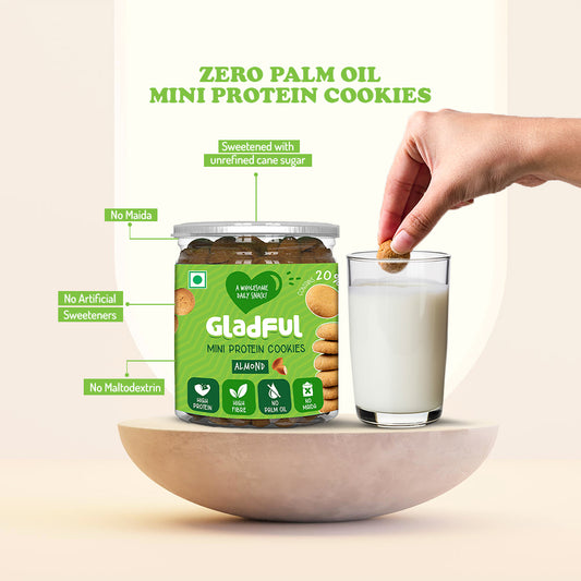 Gladful Mini Protein Cookies - Healthy, Tasty Protein Snack